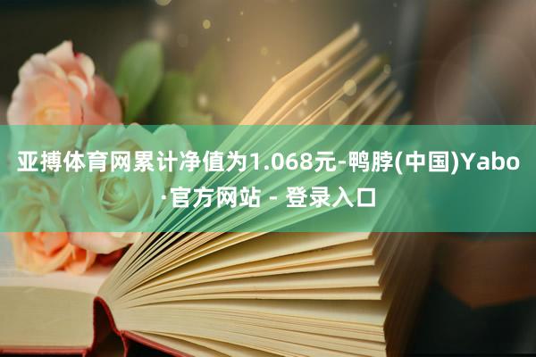 亚搏体育网累计净值为1.068元-鸭脖(中国)Yabo·官方网站 - 登录入口