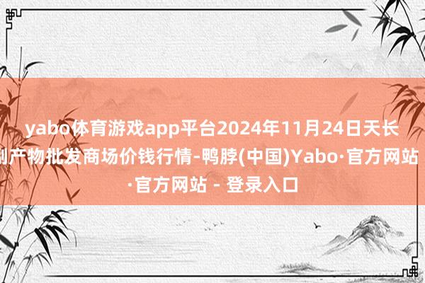 yabo体育游戏app平台2024年11月24日天长市永福农副产物批发商场价钱行情-鸭脖(中国)Yabo·官方网站 - 登录入口