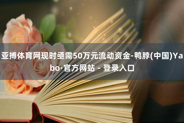 亚搏体育网现时亟需50万元流动资金-鸭脖(中国)Yabo·官方网站 - 登录入口